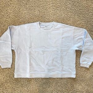 Madewell (Re)sourced Cotton Swing Sweatshirt Lavender Size Medium